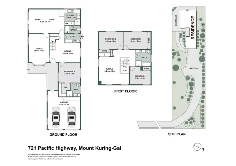 Floorplan of Homely house listing, 721 Pacific Highway, Mount Kuring-Gai NSW 2080