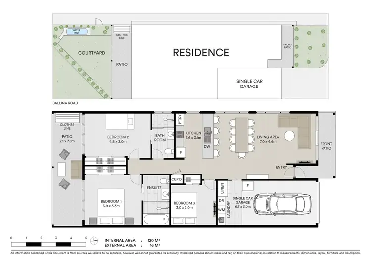 Floorplan of Homely semi-detached listing, 18/209 Ballina Road, Alstonville NSW 2477