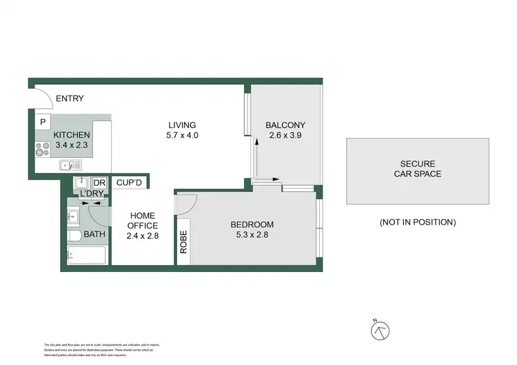 Floorplan of Homely unit listing, 405/168 Queenscliff Road, Queenscliff NSW 2096