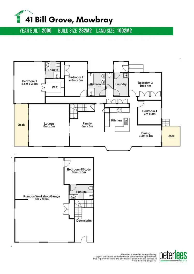 Floorplan of Homely house listing, 41 Bill Grove, Mowbray TAS 7248