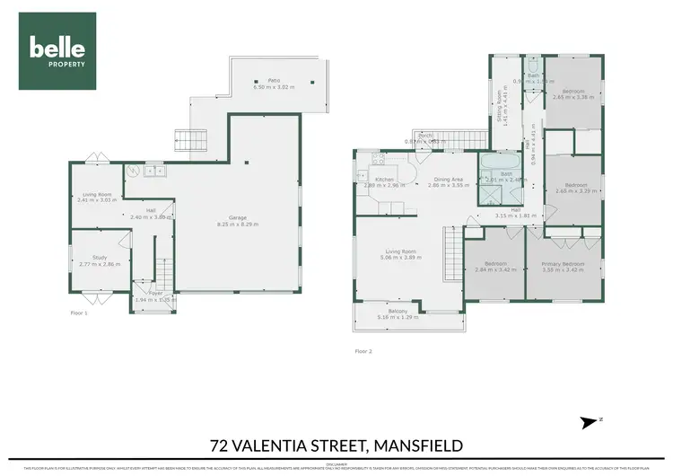 Floorplan of Homely house listing, 72 Valentia Street, Mansfield QLD 4122