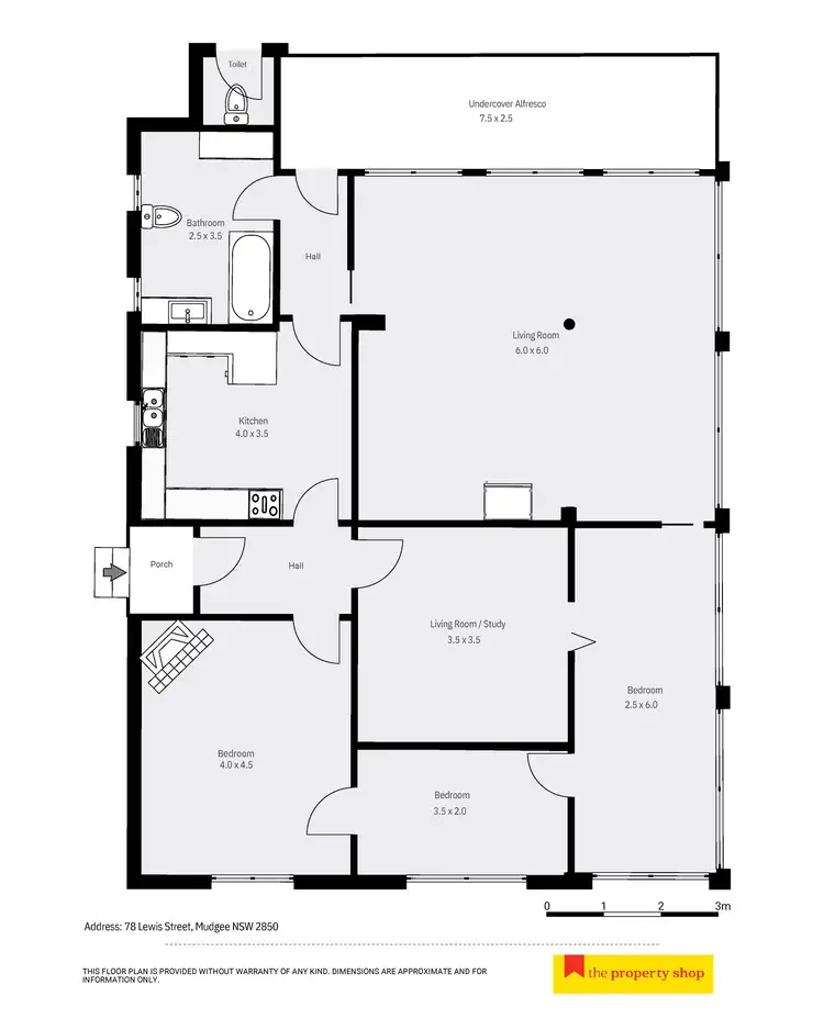 Floorplan of Homely house listing, 78 Lewis Street, Mudgee NSW 2850