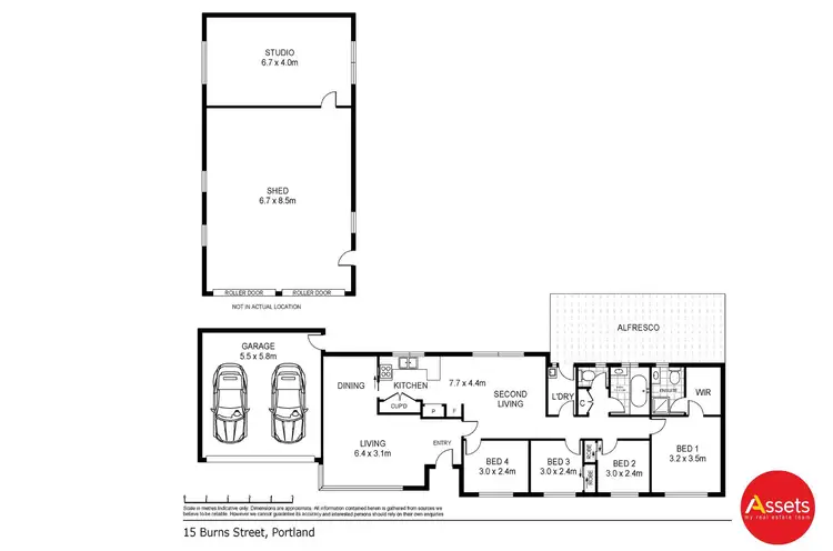Floorplan of Homely house listing, 15 Burns Road, Portland West VIC 3305