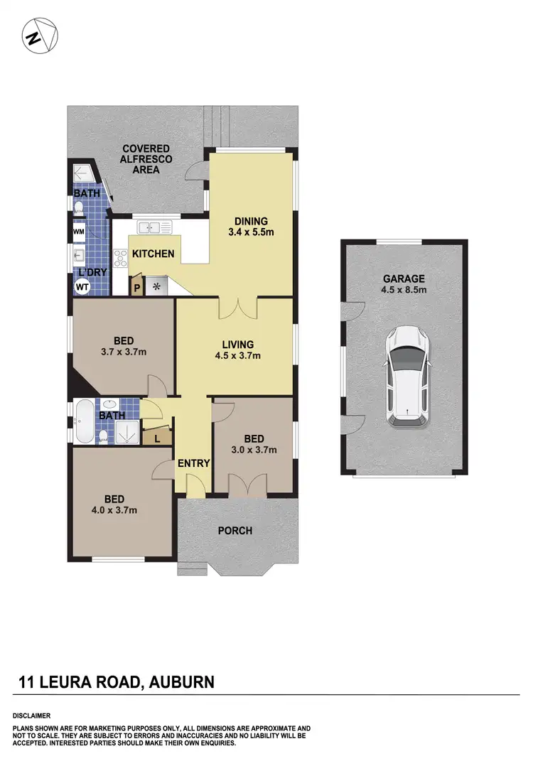 Floorplan of Homely house listing, 11 Leura Road, Auburn NSW 2144