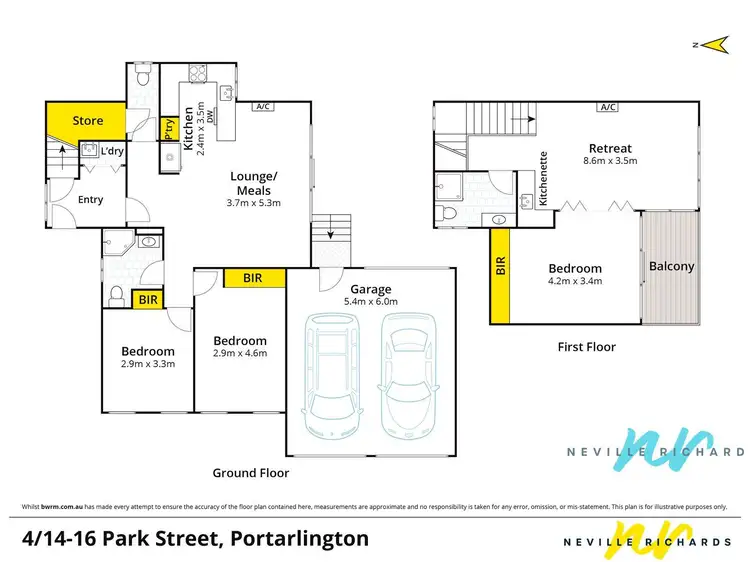 Floorplan of Homely townhouse listing, 4/14-16 Park Street, Portarlington VIC 3223