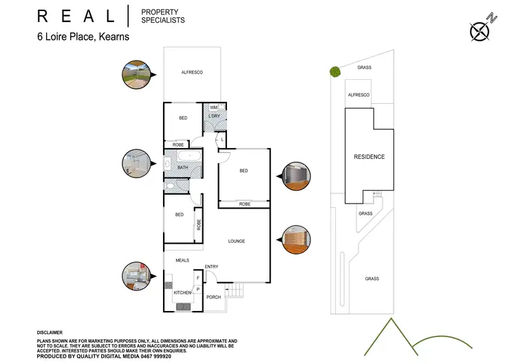 Floorplan of Homely house listing, 6 Loire Place, Kearns NSW 2558