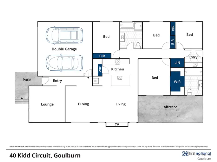 Floorplan of Homely house listing, 40 Kidd Circuit, Goulburn NSW 2580