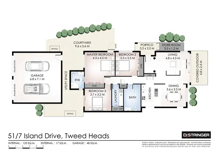 Floorplan of Homely unit listing, 51/7 Island Drive, Tweed Heads NSW 2485