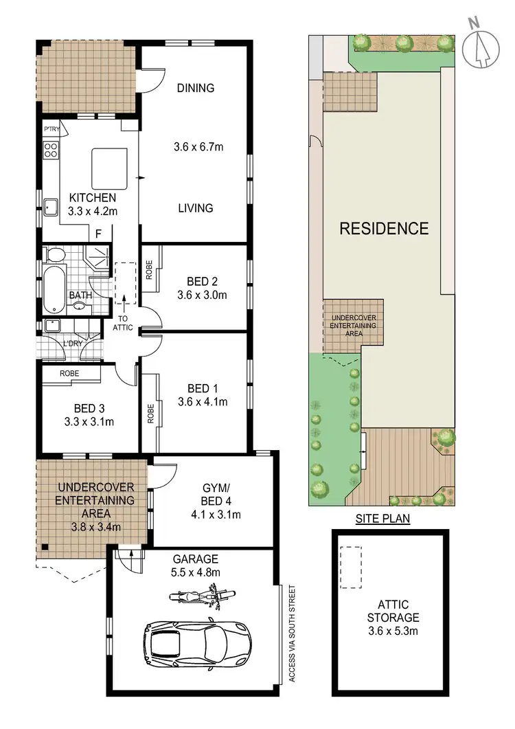 Floorplan of Homely house listing, 2 Hart Street, Tempe NSW 2044