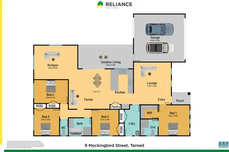 Floorplan of Homely house listing, 9 Mockingbird Street, Tarneit VIC 3029