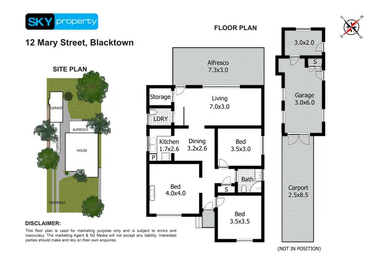 Floorplan of Homely house listing, 12 Mary Street, Blacktown NSW 2148