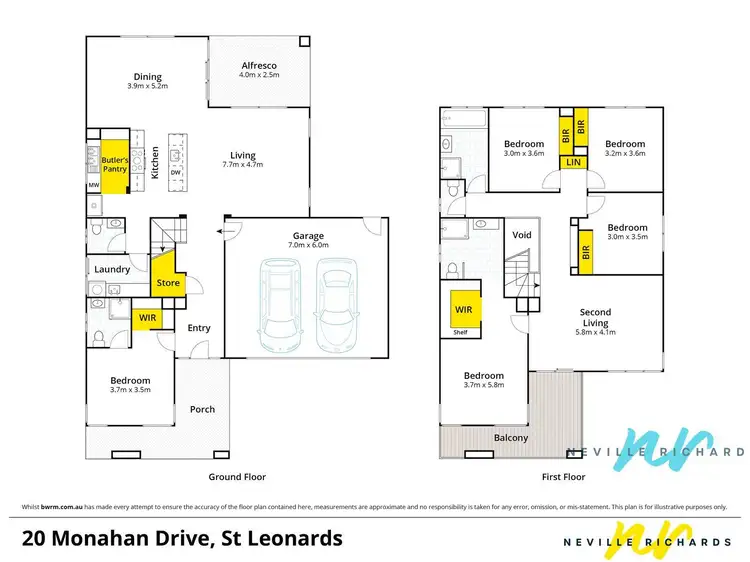 Floorplan of Homely house listing, 20 Monahan Drive, St Leonards VIC 3223