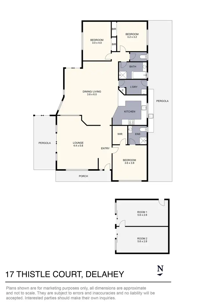 Floorplan of Homely house listing, 17 Thistle Court, Delahey VIC 3037