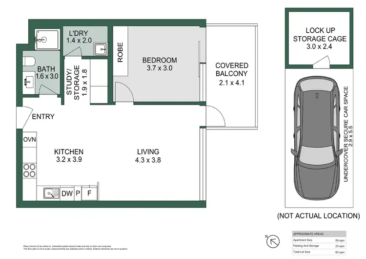 Floorplan of Homely apartment listing, 313/41 Terry Street, Rozelle NSW 2039