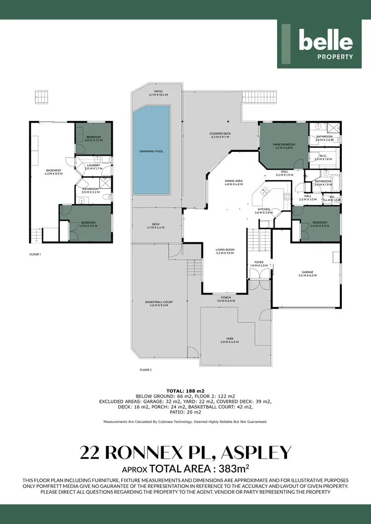 Floorplan of Homely house listing, 22 Ronnex Place, Aspley QLD 4034