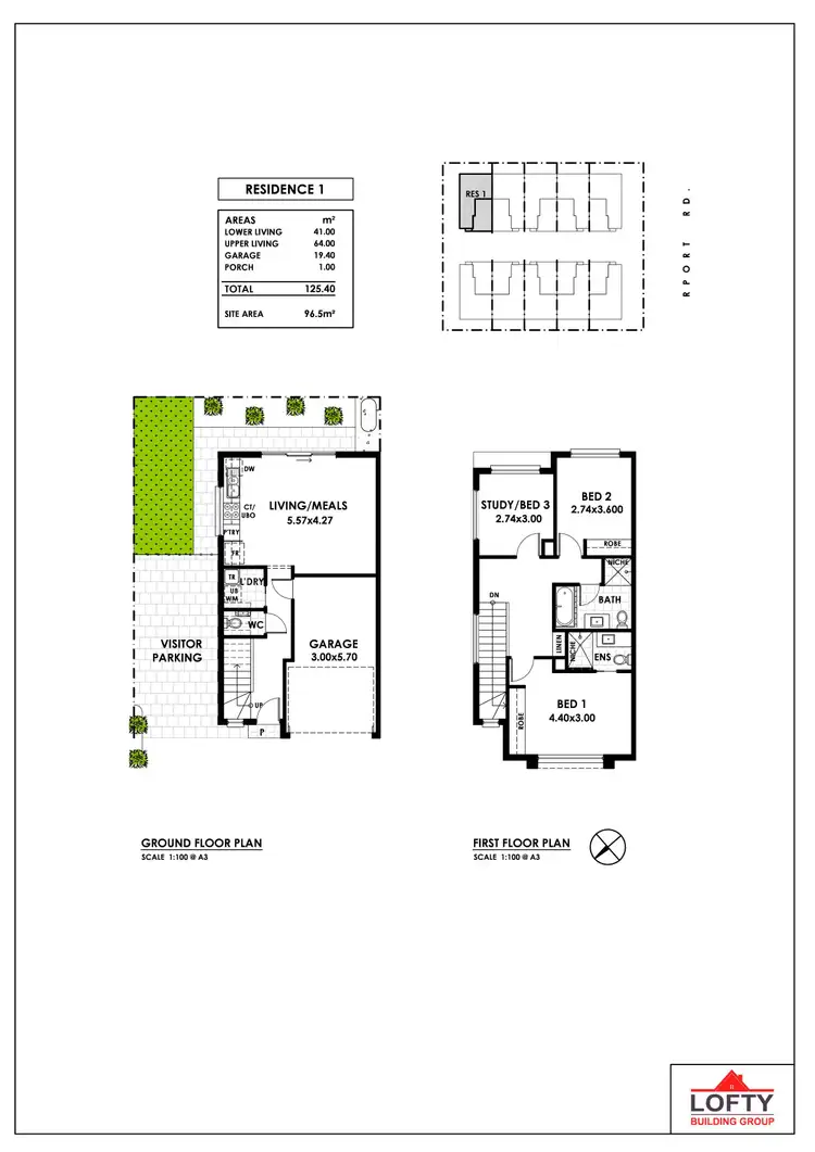 Floorplan of Homely townhouse listing, 1/509 Port Road, West Croydon SA 5008