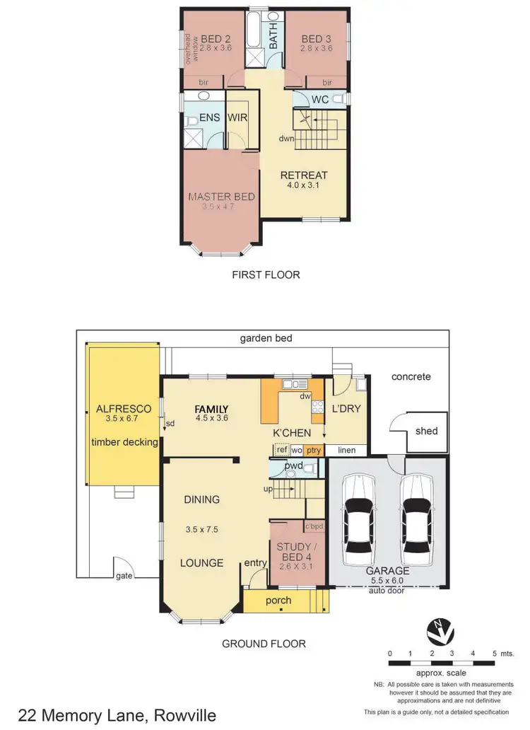 Floorplan of Homely house listing, 22 Memory Lane, Rowville VIC 3178