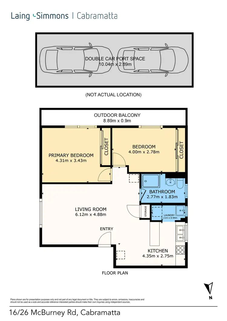 Floorplan of Homely unit listing, 16/26 Mcburney Road, Cabramatta NSW 2166