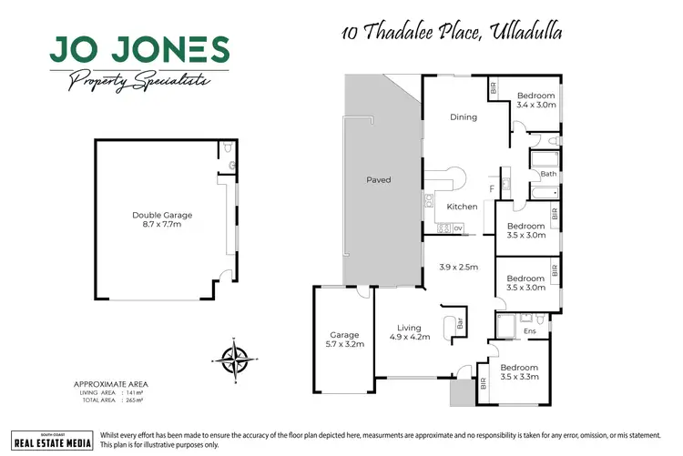 Floorplan of Homely house listing, 10 Thadalee Place, Ulladulla NSW 2539