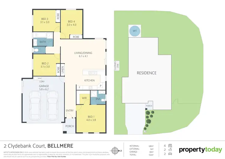 Floorplan of Homely house listing, 2 Clydebank Court, Bellmere QLD 4510