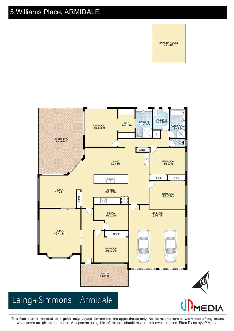 Floorplan of Homely house listing, 5 Williams Place, Armidale NSW 2350