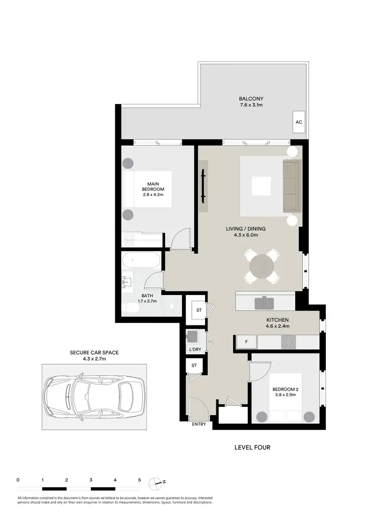 Floorplan of Homely apartment listing, 406/12 Rancom Street, Botany NSW 2019