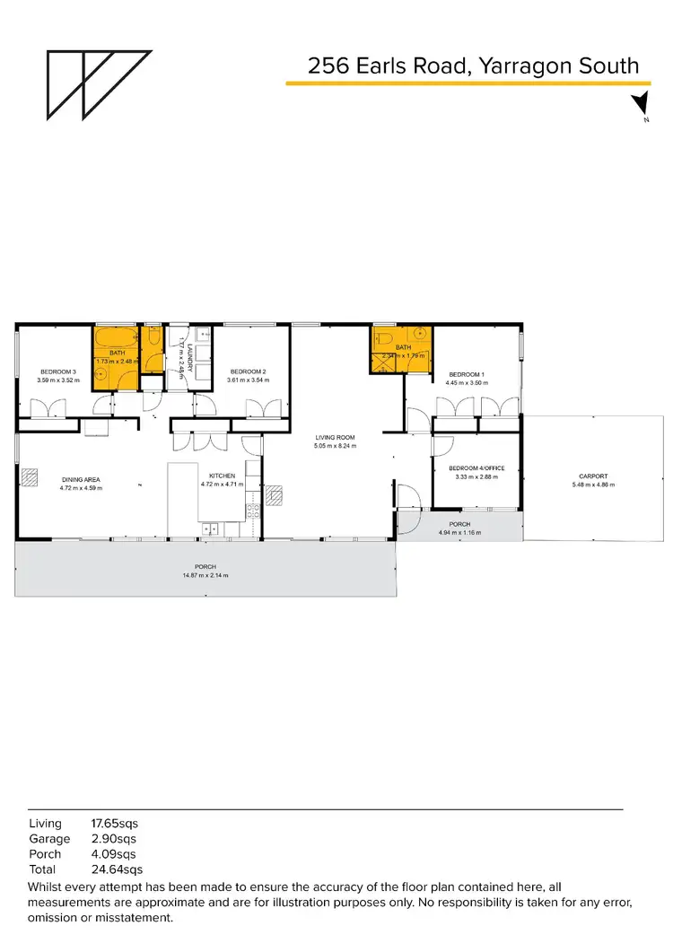 Floorplan of Homely rural property listing, 256 Earls Road, Yarragon South VIC 3823