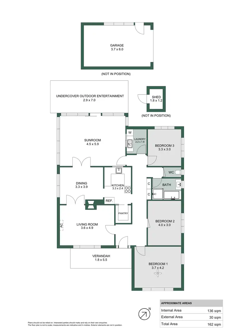 Floorplan of Homely house listing, 36 Valley View Drive, Highbury SA 5089
