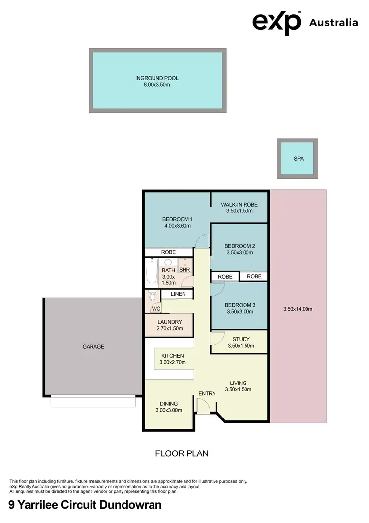 Floorplan of Homely house listing, 9 Yarrilee Circuit, Dundowran QLD 4655