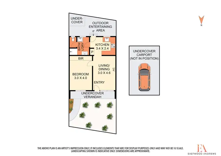 Floorplan of Homely unit listing, 2/5 Cara Road, Highton VIC 3216