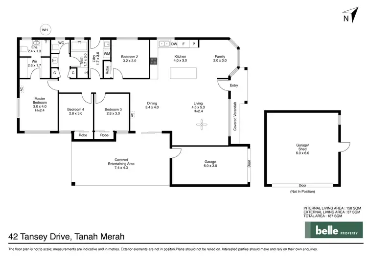 Floorplan of Homely house listing, 42 Tansey Drive, Tanah Merah QLD 4128