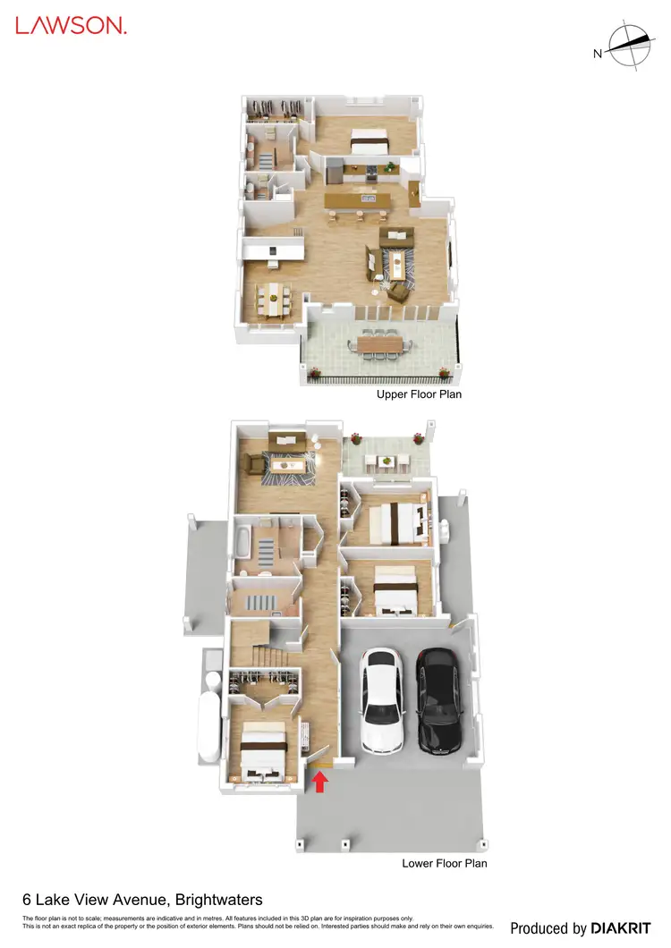 Floorplan of Homely house listing, 6 Lake View Avenue, Brightwaters NSW 2264