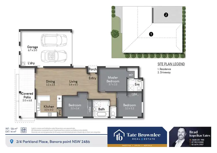 Floorplan of Homely semi-detached listing, 2/4 Parkland Place, Banora Point NSW 2486