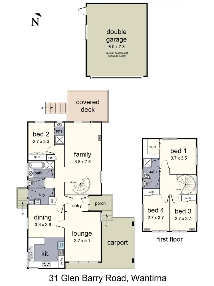Floorplan of Homely house listing, 31 Glen Barry Road, Wantirna VIC 3152