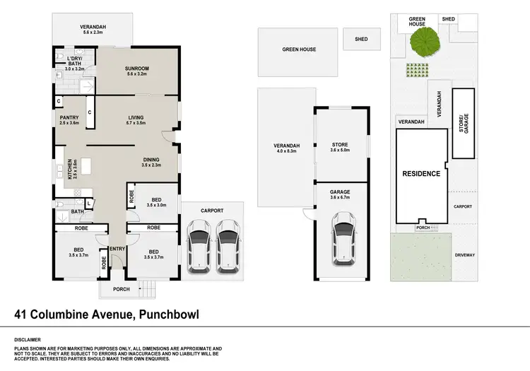 Floorplan of Homely house listing, 41 Columbine Avenue, Punchbowl NSW 2196