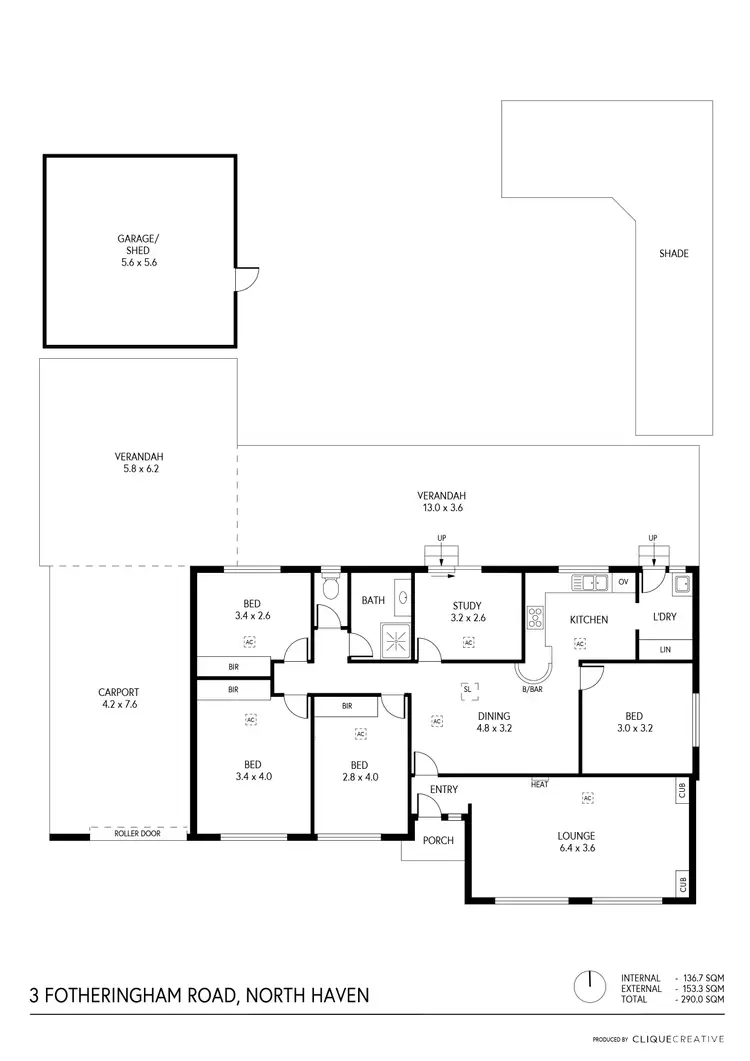 Floorplan of Homely house listing, 3 Fotheringham Road, North Haven SA 5018