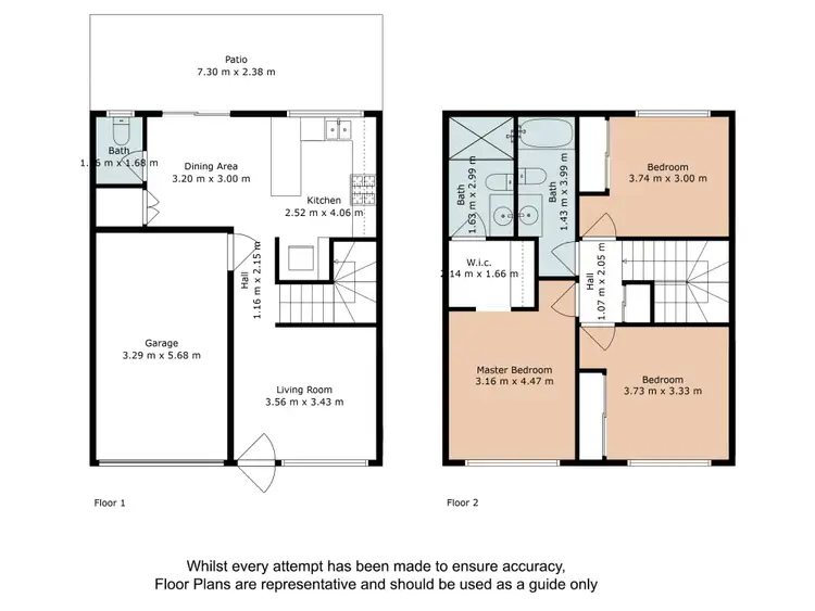 Floorplan of Homely townhouse listing, 194/1 Linear Drive, Mango Hill QLD 4509
