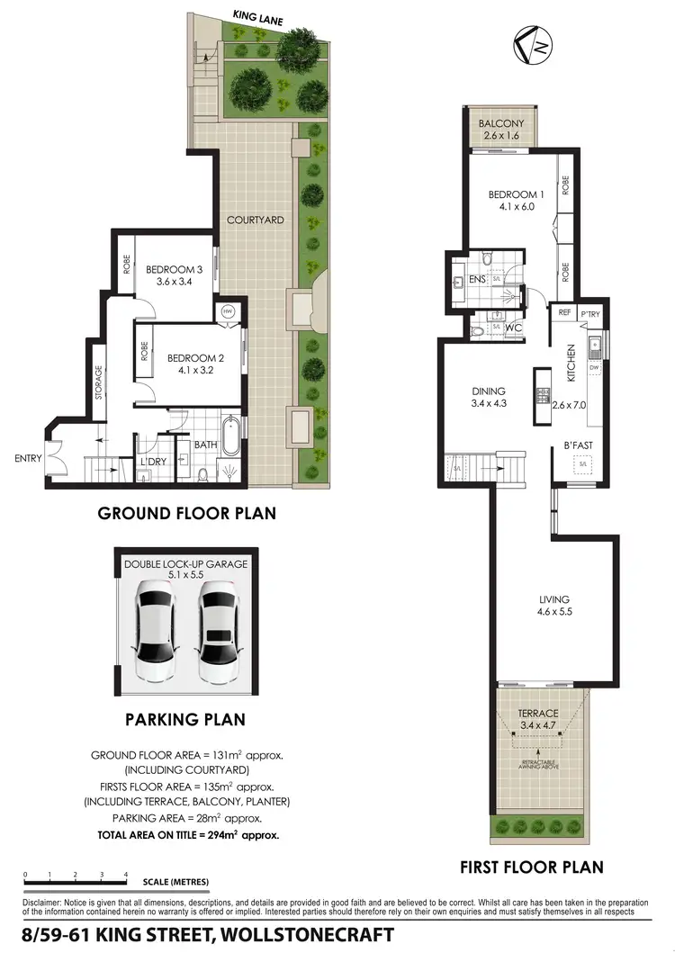 Floorplan of Homely apartment listing, 8/59 King Street, Wollstonecraft NSW 2065