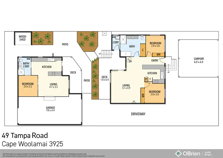 Floorplan of Homely house listing, 49 Tampa Road, Cape Woolamai VIC 3925
