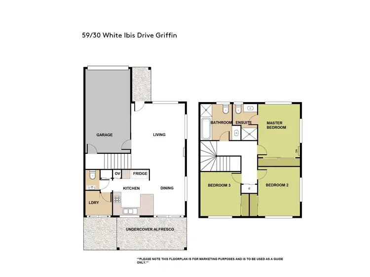 Floorplan of Homely townhouse listing, 59/30 White Ibis Drive, Griffin QLD 4503