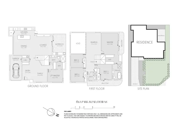 Floorplan of Homely semi-detached listing, 156A Park Road, Dundas NSW 2117