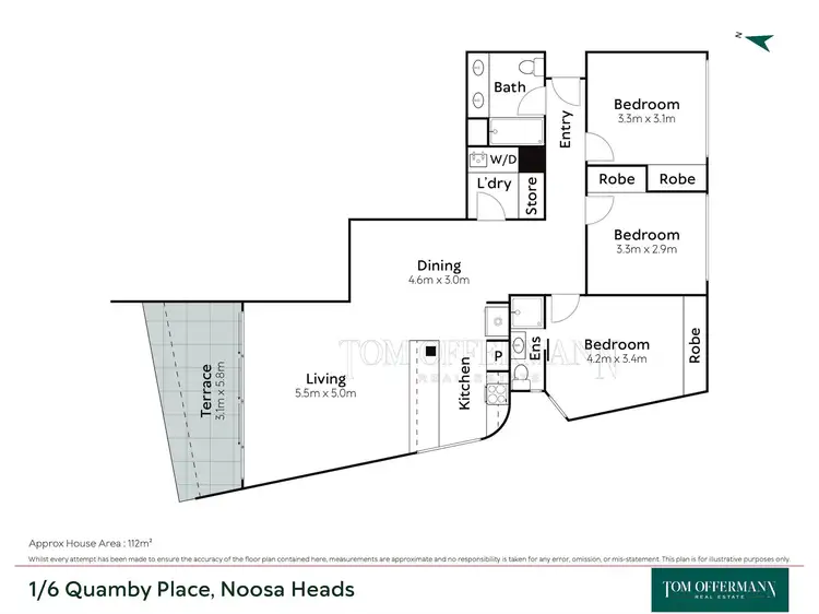 Floorplan of Homely unit listing, 1/6 Quamby Place, Noosa Heads QLD 4567