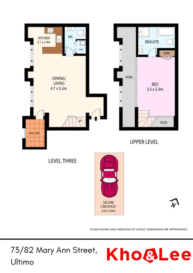 Floorplan of Homely apartment listing, 73/82 Mary Ann Street, Ultimo NSW 2007