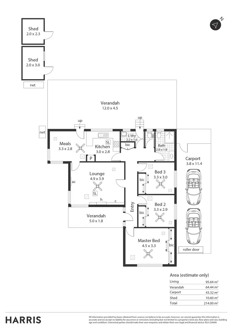 Floorplan of Homely house listing, 7 Barrington Crescent, Salisbury East SA 5109