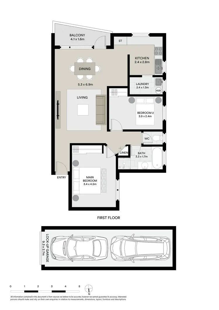 Floorplan of Homely unit listing, 5/170 Russell Avenue, Dolls Point NSW 2219