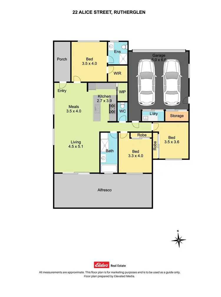Floorplan of Homely house listing, 22 Alice Street, Rutherglen VIC 3685