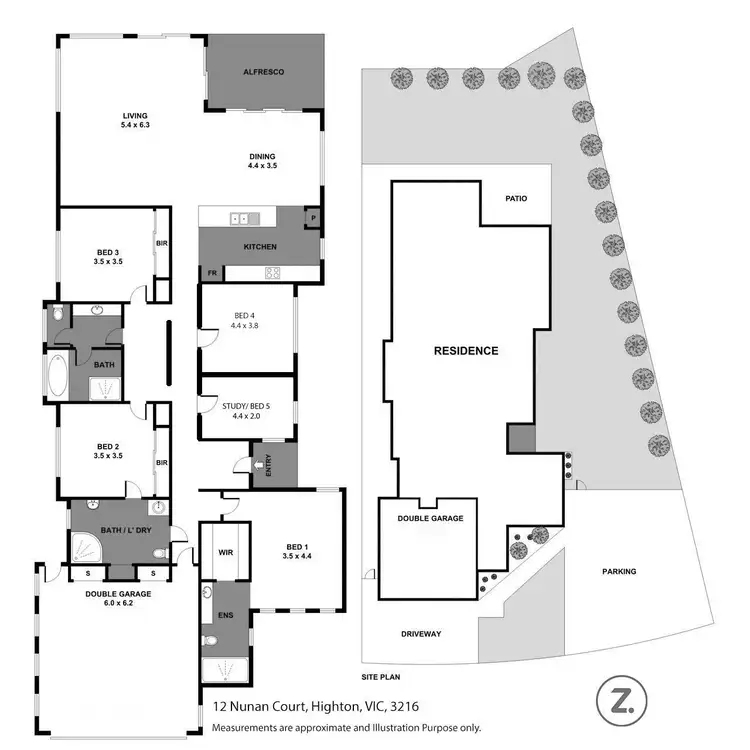 Floorplan of Homely house listing, 12 Nunan Court, Highton VIC 3216