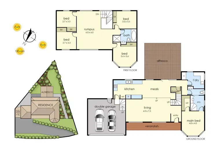 Floorplan of Homely house listing, 110 Rosedale Grove, Frankston South VIC 3199