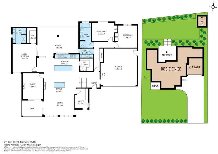 Floorplan of Homely land listing, 20 The Crest, Mirador NSW 2548
