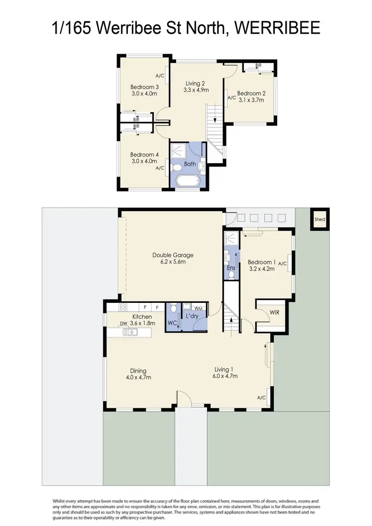 Floorplan of Homely house listing, 1/165 Werribee Street North, Werribee VIC 3030